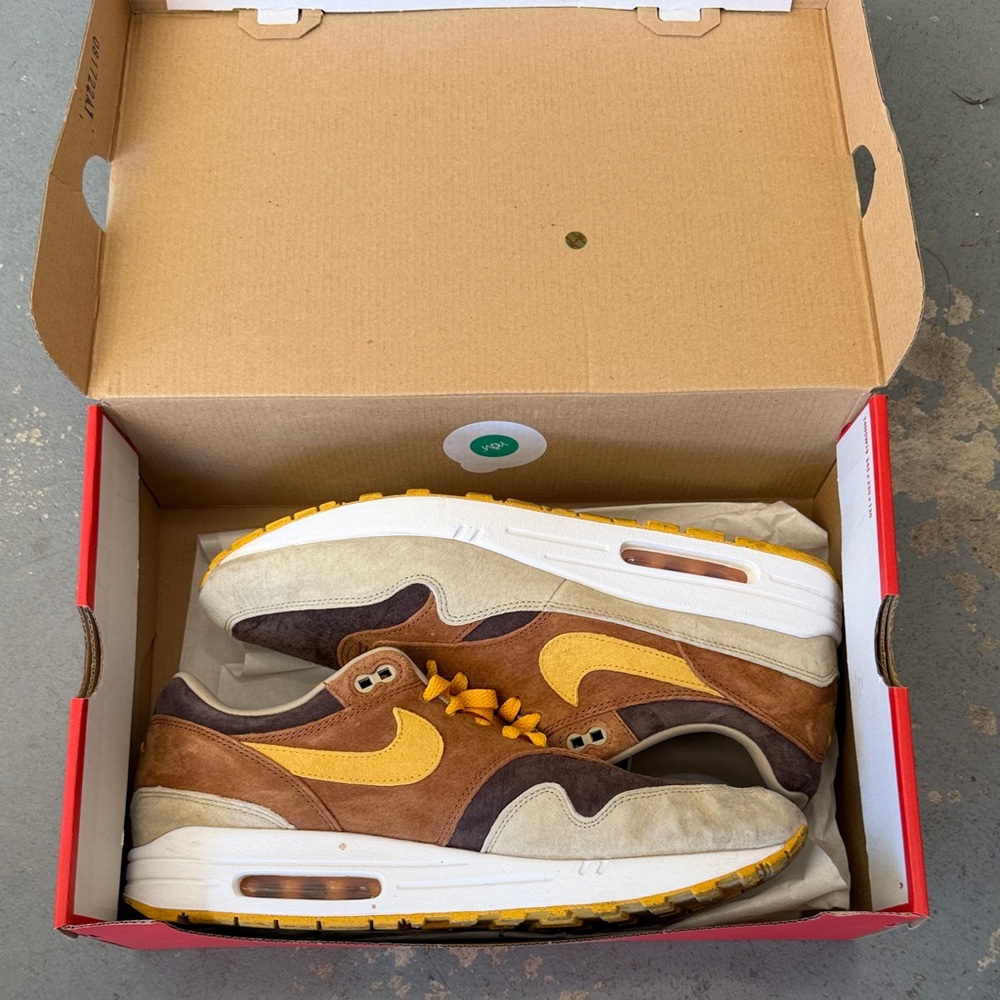 Nike Air Max “Ugly Duckling” Sneakers Brown and Yellow
